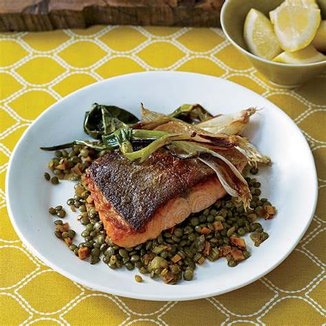 ocean-trout-with-curried-lentils-and-spring-onions image
