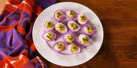 best-mardi-gras-deviled-eggs-recipe-delish image