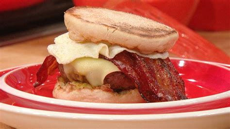 maple-dijon-bacon-burgers-recipe-rachael-ray-show image