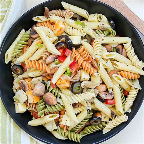 best-ever-pasta-salad-recipe-with-homemade-dressing image