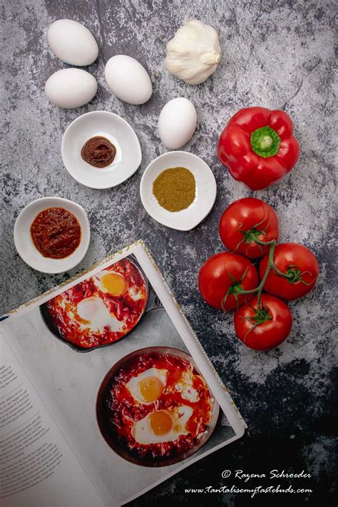 shakshuka-poached-eggs-in-spicy-tomato-sauce image