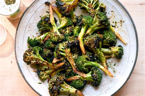 grilled-broccoli-with-soy-sauce-maple-syrup-and image