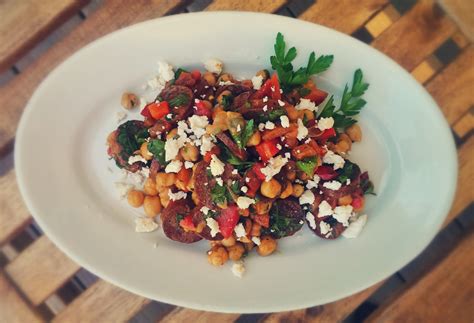 chorizo-roasted-pepper-chickpea-salad-the-feed image