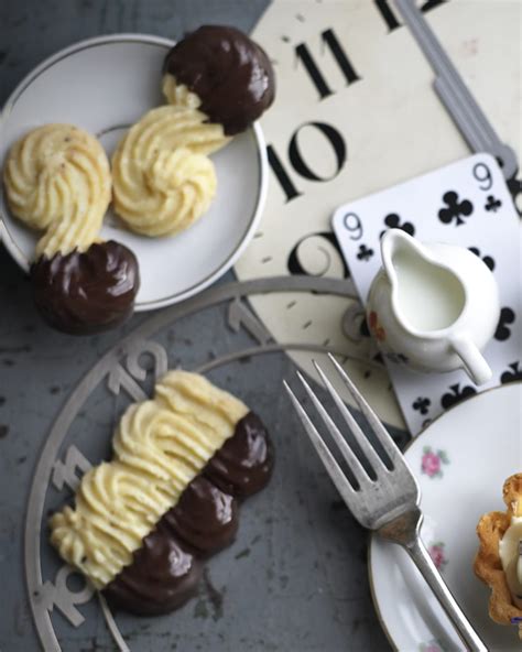 chocolate-dipped-viennese-whirls-recipe-delicious image