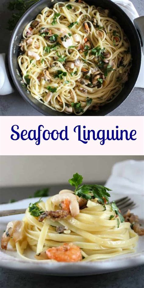 italian-seafood-linguine-recipe-an-italian-in-my-kitchen image