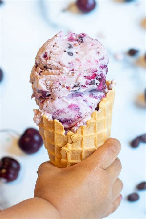 homemade-cherry-garcia-ice-cream-served-from-scratch image