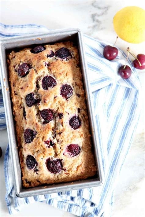how-to-make-fresh-cherry-bread-no-yeast-quick-bread image