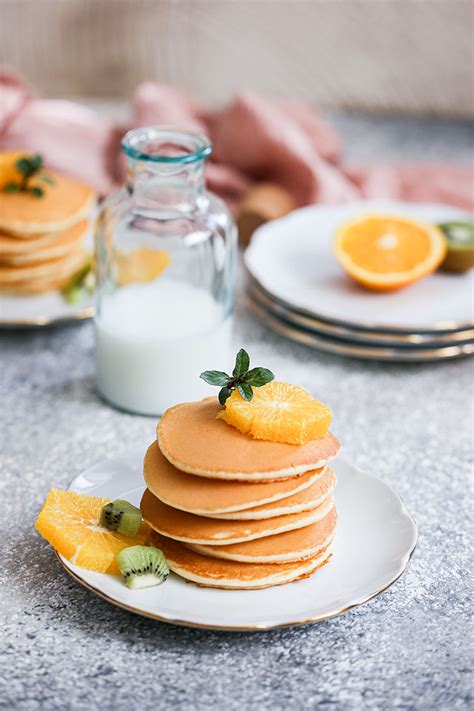 fluffy-orange-pancakes-recipe-yummynotes image