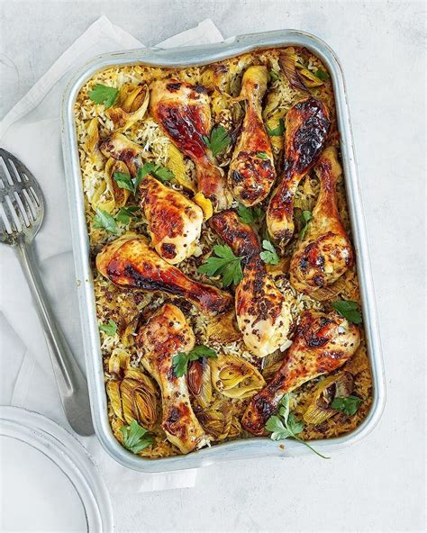 honey-and-mustard-baked-chicken-and-rice image