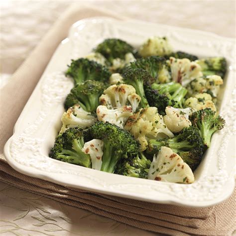 roasted-broccoli-cauliflower-with-lemon-parsley image