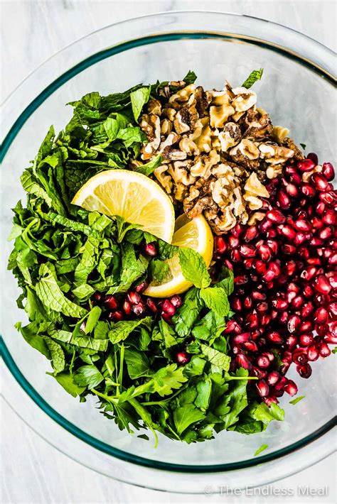 christmas-salad-with-walnuts-and-pomegranate-the image
