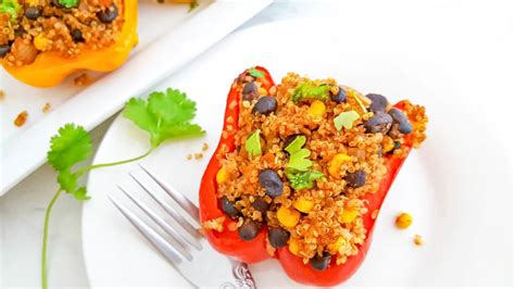 mexican-black-bean-quinoa-stuffed-peppers image