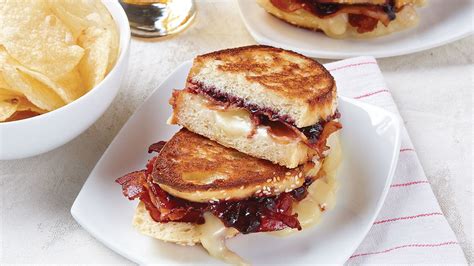 blackberry-bacon-and-brie-grilled-cheese-finecooking image