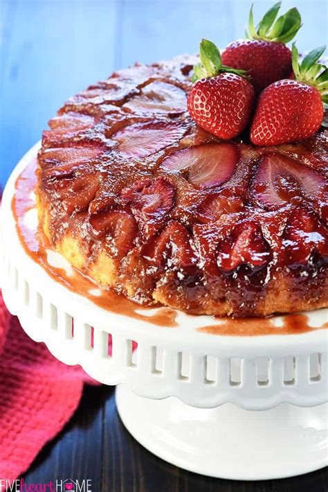delectable-strawberry-upside-down-cake image