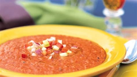 roasted-tomato-and-red-pepper-gazpacho-recipe-bon image