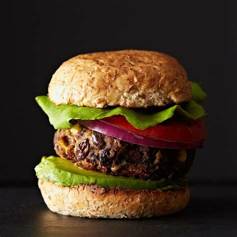 best-black-bean-and-corn-burgers-recipe-food52 image