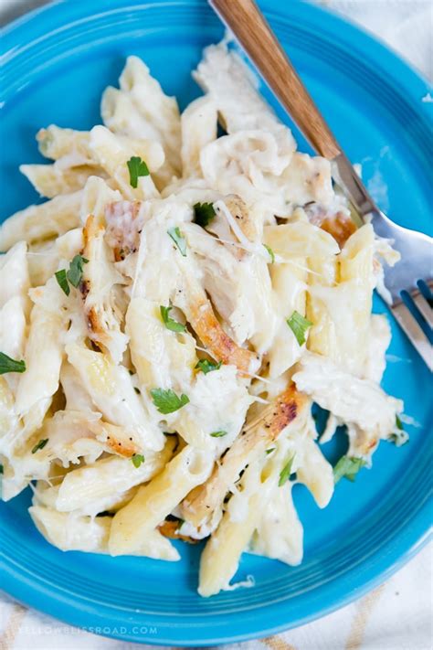 chicken-alfredo-baked-ziti-recipe-with-traditional-or image