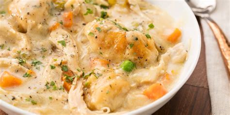 easy-crock-pot-chicken-and-dumplings-recipe-delish image