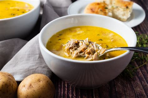 creamy-butternut-squash-and-chicken-soup-cooking image