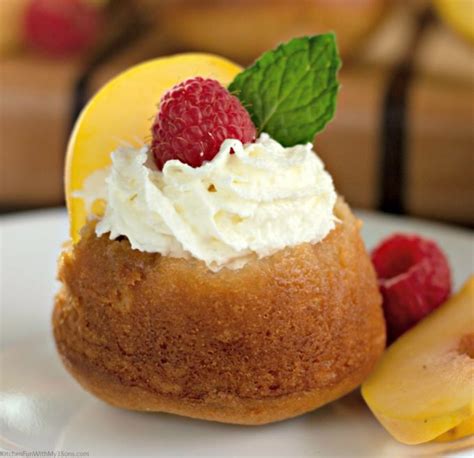 mini-peach-upside-down-cakes-kitchen-fun-with-my-3 image