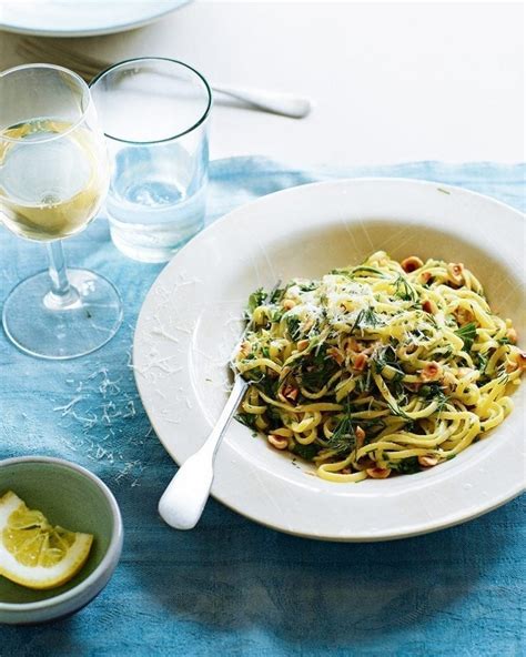 linguine-with-saffron-roasted-garlic-herb-butter-and image