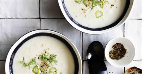 fennel-and-leek-soup-with-four-spice-recipe-gourmet image