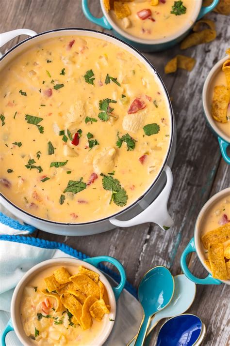 mexican-cheesy-chicken-chowder-recipe-easy image