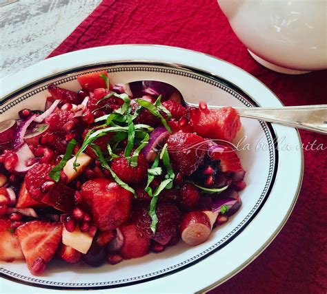 easy-red-fruit-salad-with-balsamic-vinaigrette image