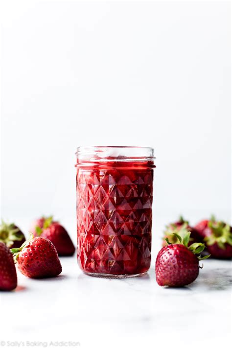 homemade-strawberry-sauce-topping-sallys-baking image