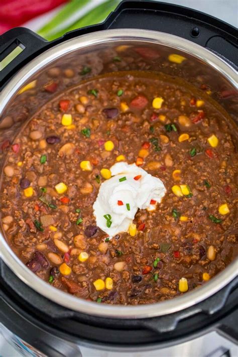 instant-pot-three-bean-chili-sweet-and-savory-meals image