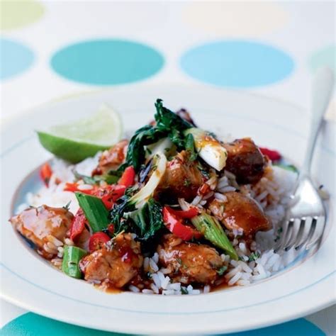 sticky-chilli-and-thyme-pork-stir-fry-recipe-delicious-magazine image
