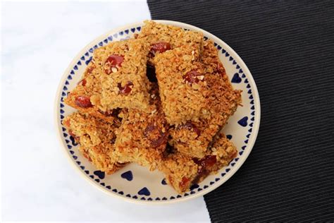 cherry-and-coconut-flapjack-recipe-what-the-redhead image