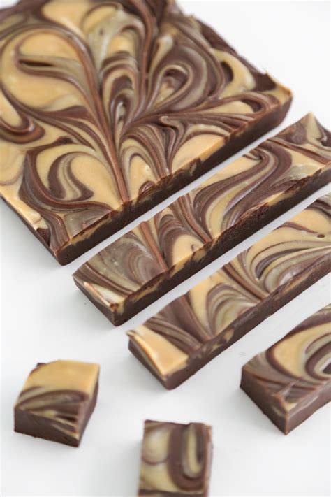 easy-chocolate-peanut-butter-swirl-fudge-sprinkle image