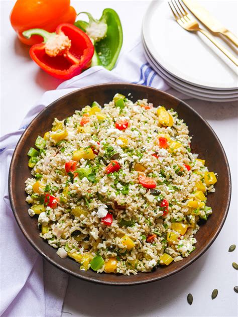 easy-bell-pepper-and-brown-rice-salad-with-feta image