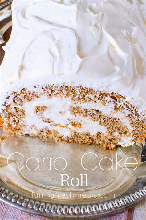 easy-carrot-cake-roll-with-cream-cheese-icing-family image