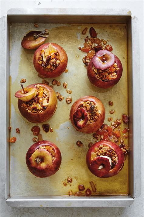 baked-apples-with-dried-fruit-and-honey-glaze image
