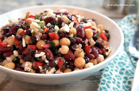 mixed-bean-salad-recipe-with-homemade-dressing image