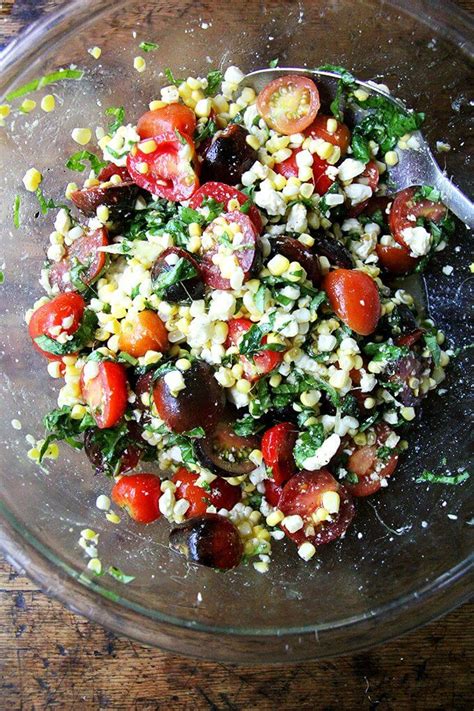 raw-corn-salad-with-tomatoes-feta-and-herbs image