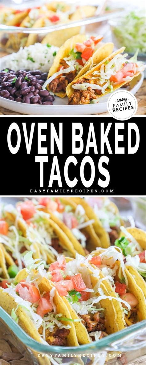 baked-crispy-ground-beef-tacos-easy-family image