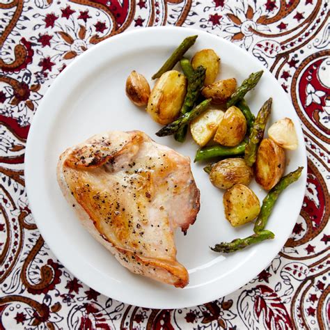 roasted-chicken-new-potatoes-and-asparagus image