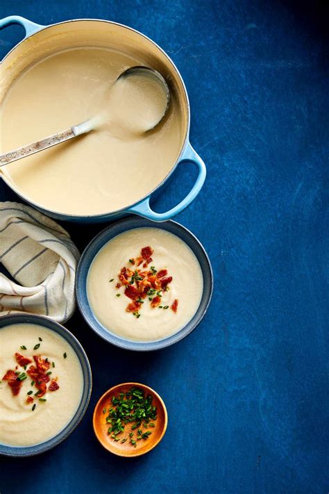 creamy-cauliflower-soup-with-bacon-southern-living image