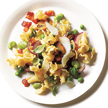 spring-pasta-with-fava-beans-and-peas-recipe-myrecipes image