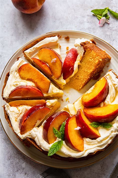 polenta-cake-with-peaches-gluten-free-vikalinka image