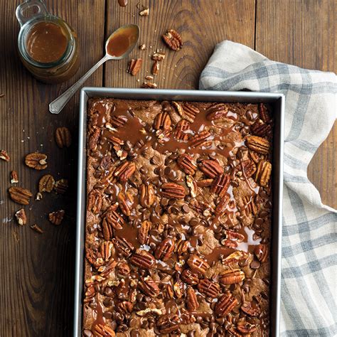 double-pecan-and-caramel-brownies-taste-of-the-south image