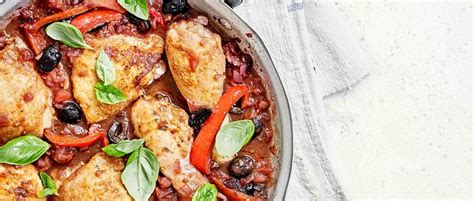 chicken-cacciatore-recipe-with-red-pepper-and-olives image