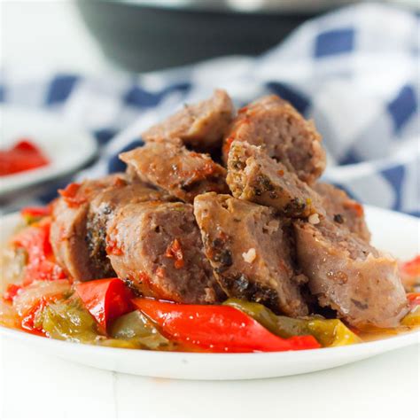 instant-pot-sausage-and-peppers-recipe-eating-on-a-dime image