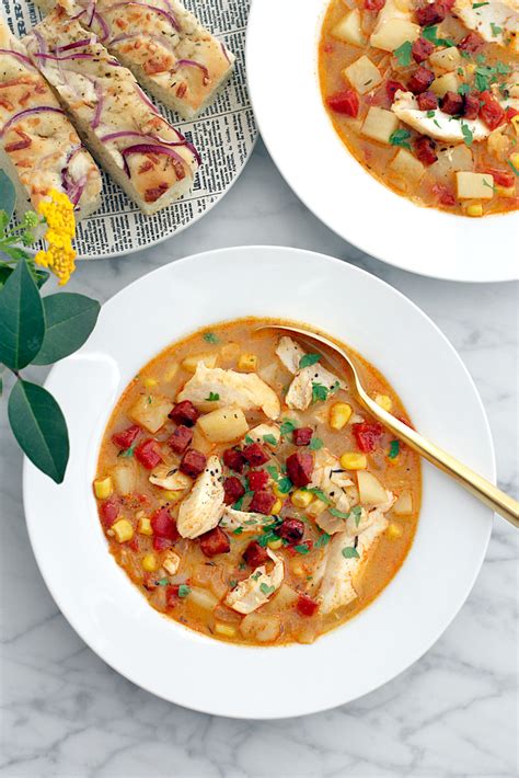 fish-chowder-with-chorizo-and-corn-two-of-a-kind image
