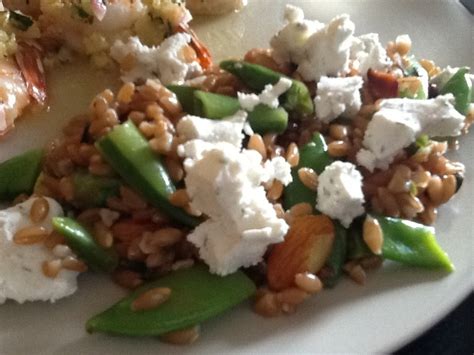 farro-pea-and-goat-cheese-salad-recipe-by-kyra image