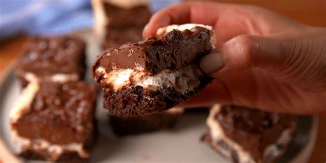 marshmallow-crunch-brownies-delish image