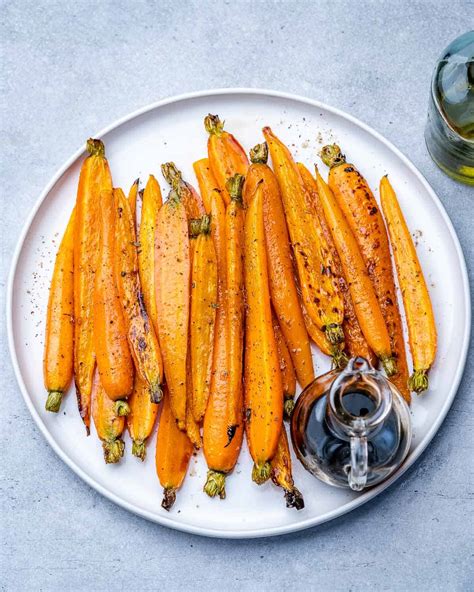 roasted-honey-balsamic-glazed-carrots-healthy image